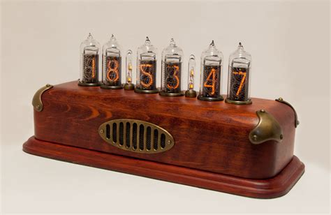 My version of the <strong>Nixie Clock</strong> has a few of its own nifty features. . Nixie tube clock radio